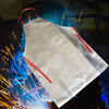 Tablier de travail résistant à la chaleur Tablier de sécurité en tissu en aluminium 1000℃ Tabliers aluminisés par rayonn