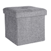 Tabouret de rangement en tissu pliable multifonctionnel livres jouets boîte de rangement petit canapé minimaliste enfant