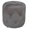 Tabouret rond amovible en peluche velours canapé tabouret Ottoman Table basse banc chambre salon fournitures pour la mai