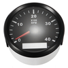 Tachymètre marin 12 / 24V Indicateur de tachymètre pour bateaux LCD Compteur horaire 0-4000 RPM 85mm