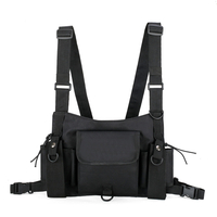 Tactical Rig Chest Bag Unisex Nylon Vest Pouch Multi Pockets Harnais Hip Hop