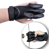Tactical Archery 3 Fingers Sleeve PU Arc Classique Arc Traditionnel Arc Finger Garde Chasse Protecteur