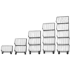 Étagère à fentes de cuisine Étagère à légumes multi-couches Étagère de rangement domestique Panier à légumes Panier de r