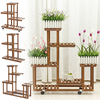 Étagère à fleurs en bois à plusieurs niveaux pour plantes,  étagères en bois,  présentoir pour bonsa,  intérieur