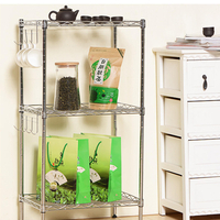 Étagère de cuisine en acier au carbone à 3 niveaux pour four à micro-ondes étagère de rangement organisateur de support