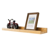 Étagère de rangement en bois de bambou en forme de U stable fixée au mur Étagère de rangement pour outils de salon