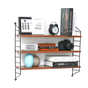 Étagère murale à 3 niveaux,  étagère de rangement suspendue sans poinçon,  étagère de chambre à coucher,  décoration de bur