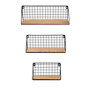 Étagère murale créative étagère murale en fer de style japonais support de panier de rangement mural support de poinçon