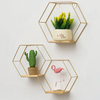 Étagère murale hexagonale étagère de rangement nordique décorations étagère présentoir organisateur pour bureau maison s