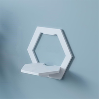 Étagère murale poinçonnage gratuit mural TV fond cintre mural chambre balcon chevet mur créatif pot de fleur support
