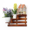 Étagère murale rétro corde en bois balançoire étagères bébé enfants chambre support de rangement décor nouveau