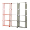 Étagère simple 4 blocs 5 couches accessoires de livre étagères de rangement pour plantes pour la décoration de la chambr