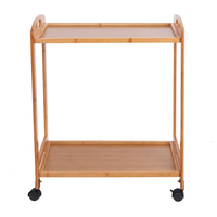 Étagère de rangement pour chariot dîlot de cuisine à 2 niveaux / 3 niveaux