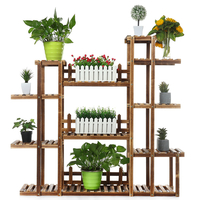 Étagère à fleurs en bois à 6 niveaux pour plantes,  étagères en bois,  présentoir pour bonsa,  intérieur USA