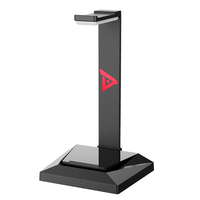 TAIDU WE-100 support de casque RGB respiration lumière ordinateur support de casque support de téléphone USB USB-C étend