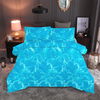 Taie doreiller de couverture de couette dimpression de paysage de plage de 3 ensembles de literie de PCS pour