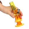 Taille 5.7inch translucide en plastique de tuyau deau de pipe acrylique de tabagisme de Hoo kah