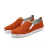 Taille américaine 5-10 chaussures décontractées pour femmes en cuir dextérieur confortable sans lacet sur les mocas