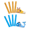 Taille croissance graphique mesure règle sticker mural enfants chambre décor bricolage girafe éléphant