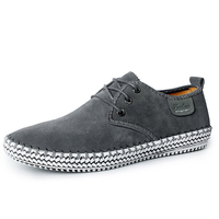 Taille des hommes 6.5-12 hommes occasionnels en daim lacets Soft appartements en plein air