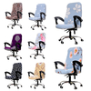 [Taille M] Housse de chaise de bureau élastique Ordinateur de chaise rotative Protecteur de fauteuil extensible Housse d