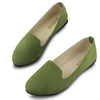 Taille US 5-11 Femmes Appartements Confortable Décontracté Glissement Sur Mocassins À Bout Pointu En Daim Chaussures