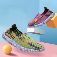 Taille US 5-9 femmes chaussures tissés à la main respirant Net creux plage été