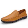 Taille US 6.5-11.5 Hommes Chaussures en Cuir Plate Casual Souple en Plein Air RespiranteChaussures Loafers