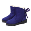 TailleUS5-12bottesencoton dhiver fourrure doublure cheville neige bottes