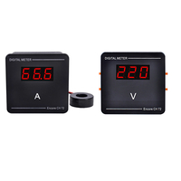 TAIYEDQ CH72-V CH72A AC voltmètre numérique alimentation AC50-300V AC ampèremètre numérique 50-300V plage de mesure 0.1-