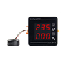 TAIYEDQ Compteur combiné de courant et de tension AC CH-72VA Compteur à affichage numérique intégré AC50-500V 0-120A