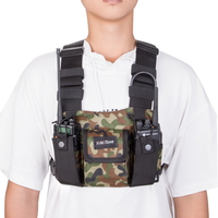 Talkie-walkie sac de poitrine tactique champ militaire extérieur tactique talkie-walkie étui sac de rangement