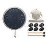Tambour à langue en acier 14 pouces 15 Tambour Tambour Tambour Tambour Instrument de Percussion Yoga Méditation Débutant