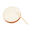 Tambour à main en peau de mouton en bois 20x20cm tambours à main avec baguette SY-98 Instrument de musique Orff