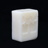 Tampon de polissage de plancher de meubles en bois de bloc de cire dabeille blanc naturel organique de 105g