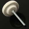 Tampon de polisseuse de roue de polissage de feutre de laine de diamètre de 25mm pour loutil rotatoire de Dremel