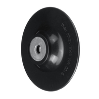 Tampon en plastique M10 de support de meuleuse dangle de 4 pouces pour disque de ponçage de fibre