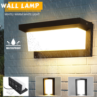 Étanche COB LED Applique Murale Intérieure Extérieure Escalier Hôtel Jardin Lampe Blanc Chaud