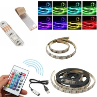 Étanche USB DC5V SMD5050 bande TV fond RGB LED bande lumineuse avec télécommande