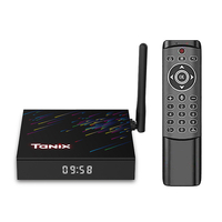 TANIX TX68 H618 Smart TV Box Android 12.0 2G + 16GB Bluetooth 5.0 TVBOX avec prise en charge Wifi 2.4G/5G Ethernet 100M