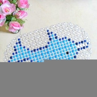 Tapis de bain antidérapant pour animaux de dessin animé de massage en PVC