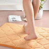 Tapis de bain en mousse à mémoire de forme antidérapant absorbant 80x50cm tapis de sol en velours corail à rebond chroni