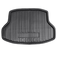 Tapis de cargaison de plancher de revêtement de coffre de plateau de coffre arrière pour Honda Civic 2016-2018