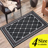 Tapis de couverture de flanelle antidérapant Tapis Tapis de porte Tapis de sol Tapis Tapis de couloir