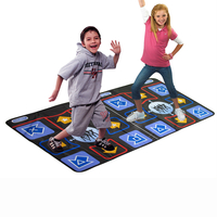 Tapis de danse double 16 bits Tapis de danse TV antidérapant Tapis électronique pour TV intégré 218 chansons
