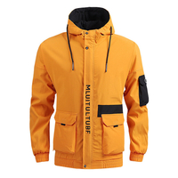 TENGOO veste à capuche pour hommes randonnée coupe-vent chaud coupe-vent à séchage rapide vêtements dextérieur lége