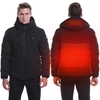 TENGOO veste électrique intelligente réglable 3 Mode chargement USB 2 Zone de chauffage vêtements thermiques lavable hom