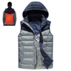 TENGOO veste électrique pour hommes 3 Modes USB charge arrière chauffage corps plus chaud vêtements léger lavable hiver