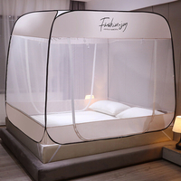Tente de maille de ménage sans installation de moustiquaire moustiquaire de cryptage anti-chute pour adulte