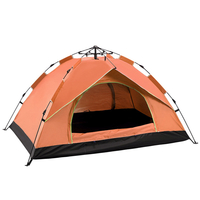Tente de camping à ouverture rapide automatique pour 3-4 personnes Tente étanche de protection extérieure UV